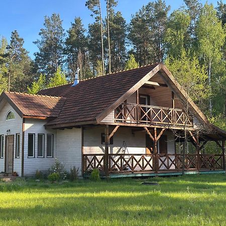 Jagodowy Zakatek, Caloroczny Dom Na Wylacznosc W Lesie, Balia, Cisza, Kominek, Weranda, Stawy Tuczna Kültér fotó